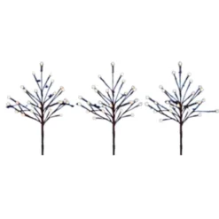 Veli Line udendørs træer med lys, 50 cm, 3-pak