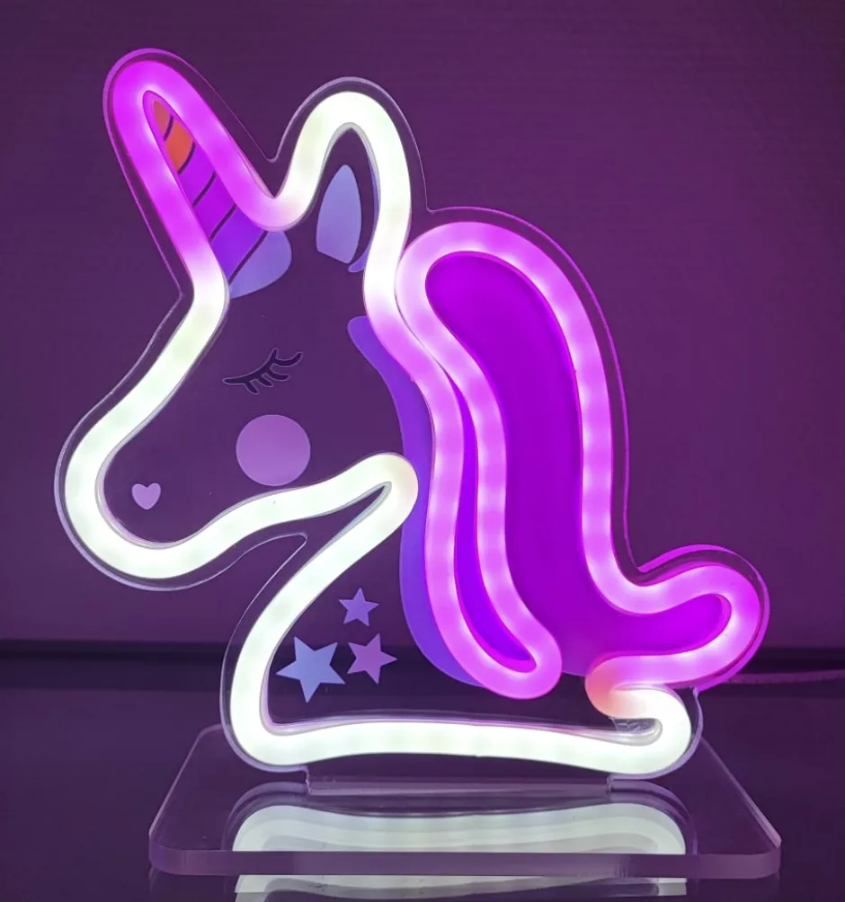 Veli Line Unicorn neonskilt