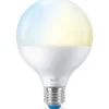 Wiz E27 globepære, 2700K-6500K, 11W