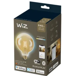 Wiz E27 globepære, 2000K-5500K, 7W, Ø12,5 cm