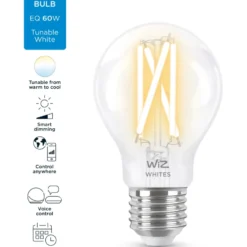 Wiz E27 standardpære, 2700K-6500K, 7W