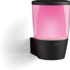 Wiz Elpas udendørs væglampe, farveskift + hvid