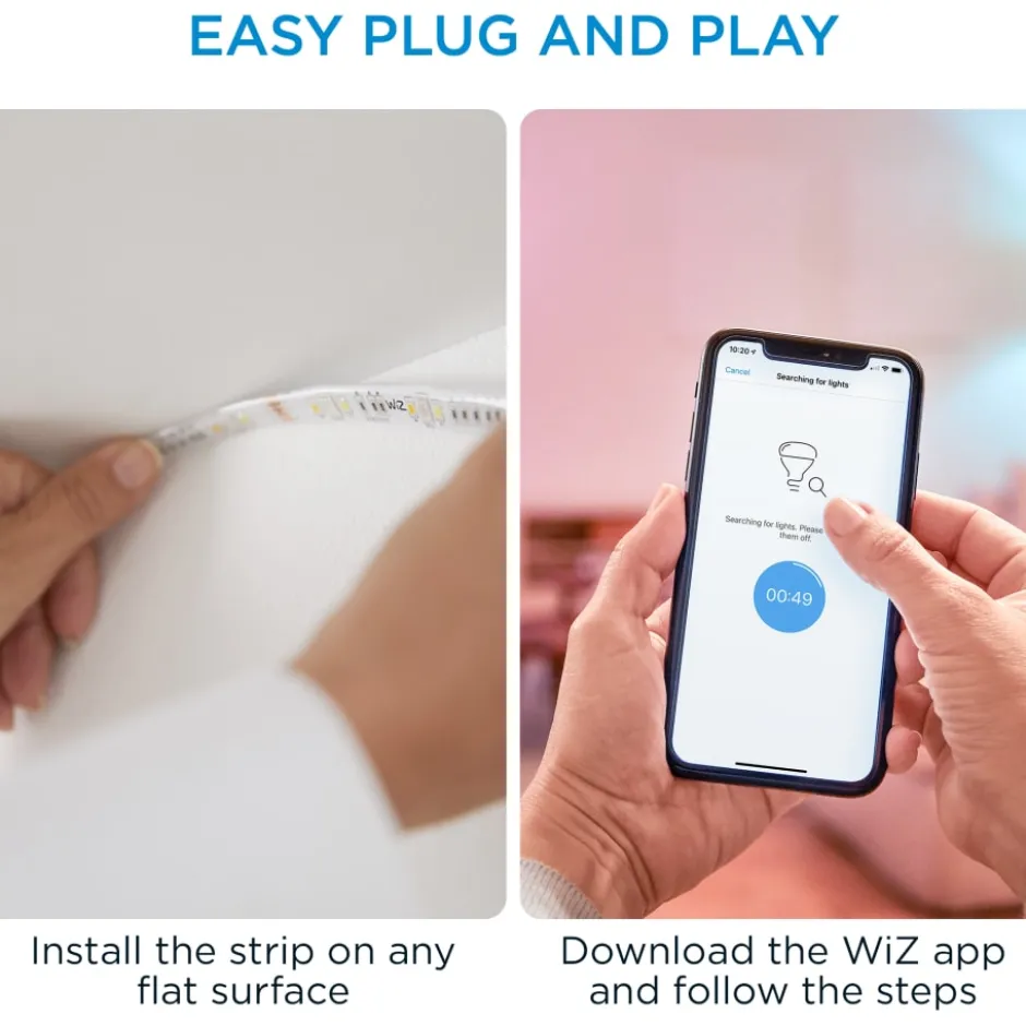 Wiz LED strip, 2 meter, startsæt