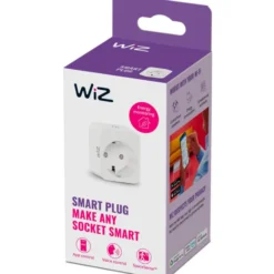 Wiz smart plug til stikkontakt, Wi-Fi med energimåler