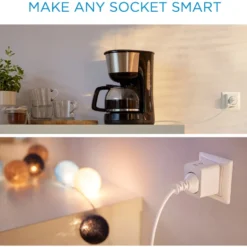 Wiz smart plug til stikkontakt, Wi-Fi med energimåler