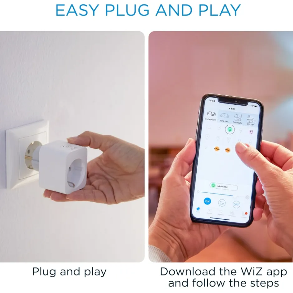 Wiz smart plug til stikkontakt, Wi-Fi