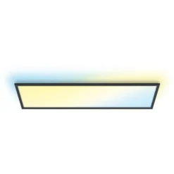 Wiz Superslim panel, justerbar hvid, sort, 120x30 cm