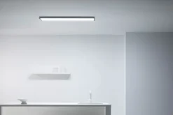 Wiz Superslim panel, justerbar hvid, sort, 120x30 cm