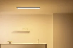 Wiz Superslim panel, justerbar hvid, sort, 120x30 cm