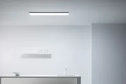 Wiz Superslim panel, justerbar hvid, hvid, 120x30 cm