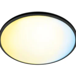 Wiz Superslim plafond, sort